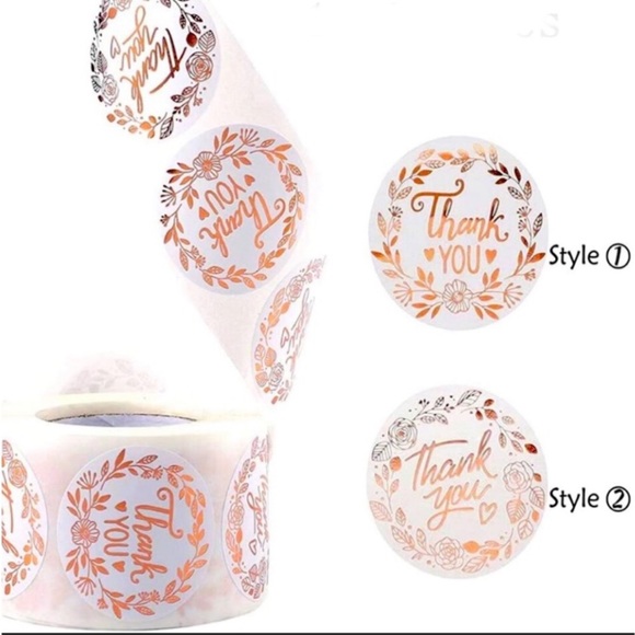 NEW Variety Sticker Set ~ 350 Pcs Poshmark Package "Thank you!" Gift Wrap Supply - Picture 4 of 16